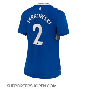 Everton James Tarkowski #2 Hemma Matchtröja Dam 2022-23 Kortärmad